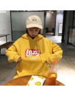 Moda Harajuku coreano holgado Sudadera con capucha de gran tamaño Sudadera con capucha de mujer gruesa sudadera con letras perez