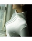Suéter femenino suave estilo coreano Delgado cuello alto de Invierno para mujer ajustado básico Pullovers manga larga Pull Femme