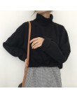 Ccibuy11 suéter de cuello alto Jersey de punto para mujer suéter Casual suelto manga larga de murciélago jerséis de ganchillo ro
