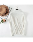 Nuevo suéter de cuello de tortuga para mujer Jersey de moda para mujer invierno 2019 otoño suéter para mujer Jumper Truien Dames
