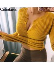 Jerseys de colores para mujeres suéter nuevo 2019 tejido Otoño Invierno primavera moda Sexy botones elegantes Casual señoras tap