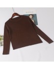 Gigogogou básico de alta calidad grueso suéter de punto otoño invierno cálido suéter femenino Top suave de manga larga Jumper fe
