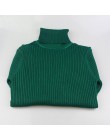 Suéter de cuello alto grueso de gigogogou para mujer, suéter de punto de Otoño Invierno para mujer, suéter suave de alta elastic