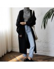 Cárdigan largo de moda de DICLOUD mujeres 2019 moda Harajuku suéter de punto suelto mujeres Casual negro chaqueta de gran tamaño