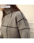 Disipancelove 2019 suéter de invierno de alta calidad suéter de cuello alto grueso suéter de mujer