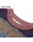 Suéteres de mujer de rayas Vintage de Samstree, 2019 de moda de otoño cuello redondo Casual Mujer Tops Streetwear Corea suéteres