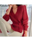 Nuevos suéteres para mujer de otoño invierno 2019 de colores, cuello en V, Tops de encaje minimalista, moda estilo coreano, Casu