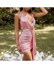 Slaygirl Wrap Bandage Bodycon Vestido Mujer Sexy Vestidos de fiesta elegante cuello pico Mini otoño primavera vestido 2019 Vesti