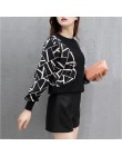 2019 Brand Design Casual Pullover Suéter Primavera mujeres puntadas de encaje Suéter de punto Elegante estampado de leopardo Neg
