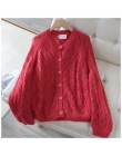 Super Chic Jumper Cardigan otoño mujer suéter mujer Lana sudadera mohair suéter con botones