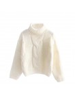 LASPERAL Otoño Invierno moda mujer suéter blanco jersey básico femenino manga de murciélago sólido mujer Casual tejido Streetwea