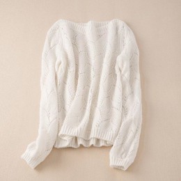 2019 nuevas mujeres Mohair Pull suéter suave de manga larga dulce Top