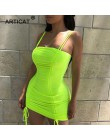Articat Spaghetti Strap Sexy Backless mujeres verano vestido 2019 sin tirantes ceñido al cuerpo Vestidos de fiesta Vestidos Club