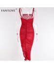 Fantoye acanalada pura Sexy vestido de fiesta 2018 mujeres dama hendidura Maxi elegante vestido largo verano otoño Bodycon Club 