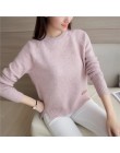 Suéteres y pulóveres para mujer 2018 de manga larga de otoño invierno Jersey de punto Casual para mujer