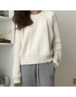 Suéteres de mujer de colores Otoño Invierno 2019 Jersey de punto de cuello redondo minimalista Casual sólido de manga larga suel