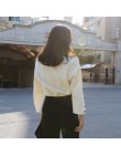 [CHICEVER] 2017 Spring Flare Sleeve Split O-neck Lady Female Tops Women Sweater Clothes New Fashion Korean New