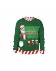 2019 suéter de Navidad para regalo de Santa elfo divertido pulóver mujeres hombres Jerseys y suéteres Tops Otoño Invierno ropa