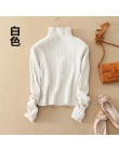 LHZSYY Sweater Chaqueta de punto de Cachemira para mujer Otoño Invierno suéter de mujer suéter de cuello alto Jersey estándar S-