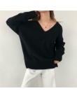 Nuevos suéteres para mujer de otoño invierno 2019 de colores de moda Casual suelta minimalista Tops estilo coreano tejido para m