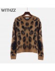 Nuevo suéter de manga larga con estampado de leopardo de cuello redondo Casual elegante de primavera y otoño para mujer