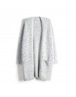 Moda mujer suéter de punto Cardigan Casual chaqueta de manga larga abrigo Tops talla grande 5XL FS99