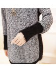 Nueva moda Otoño marca mujer Mohair pulóver suéter suelto de punto de manga larga cuello redondo suéter gris Venta caliente