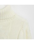 Suéteres sólidos Wixra 2019 Otoño Invierno mujer cuello alto cálido grueso señoras suéter de punto jerseys de mujer