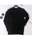Jersey grueso de Invierno para mujer, jersey básico, de punto, de algodón, jersey de manga larga, de cuello redondo sólido