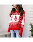 Suéter de Navidad danjeer 2018 invierno clásico venado impreso Jersey de punto de talla grande Streetwear de manga larga casual 