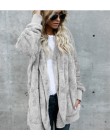 S-5XL piel sintética oso de peluche abrigo chaqueta mujer moda abierta puntada invierno abrigo con capucha mujer manga larga cha