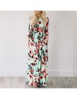 2019 Vestido largo de verano con estampado Floral bohemio Vestido de playa túnica Maxi vestido de fiesta de noche para mujer Ves