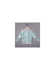 Abrigo de mujer chaqueta transparente iridiscente holográfica arcoíris bombardero de moda nuevo diseño gran venta abrigo de una 
