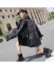 2019 mujeres chaqueta de mezclilla Abrigo borlas mujeres Chaquetas negras Abrigo Mujer Tops para mujeres Chaquetas Mujer Abrigo 