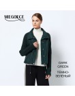 Chaqueta corta para mujer MIEGOFCE 2019 y chaqueta fina acolchada de algodón chaqueta de primavera para mujer elegante con cuell