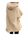 Otoño Invierno chaqueta básica mujer cremallera abrigo largo de piel con capucha mujeres talla grande nueva casual señoras ropa 
