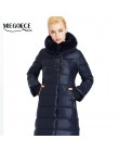 Chaqueta de abrigo de mujer miegfce 2019 de longitud media Parka de mujer con un abrigo grueso de invierno de piel de conejo par