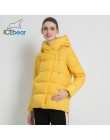 Notice aviso de llegada: llegada el 25 de octubre. Iceicebear 2019 nuevo abrigo de invierno para mujer ropa de marca Casual chaq