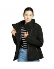 2019 nueva moda parkas de mujer de invierno cálido chaquetas femeninas con cremallera de cuello de las señoras abrigos negro sól