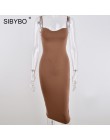 SIBYBO doble capas de algodón Sexy Bodycon Vestido Mujer otoño espalda descubierta elástico Push Up vendaje Vestidos de fiesta
