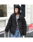 Otoño Invierno chaqueta Mujer Parkas Mujer 2019 moda abrigo suelto cuello de pie chaqueta Mujer Parka abrigo Casual cálido talla