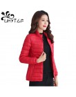 Chaqueta de algodón fina UHYTGF Tops cortos chaqueta de invierno chaqueta de mujer coreana delgada talla grande Parka femenina p