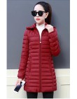 2019 mujeres invierno con capucha abrigo delgado más tamaño 5XL Color caramelo algodón acolchado chaqueta básica femenina medio-