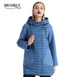 MIEGOFCE 2019 nueva colección de primavera y otoño Abrigo acolchado chaqueta con capucha de primavera para mujer Parka Venta cal