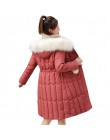 Talla grande 4XL 5XL grueso de piel grande Parkas largas de mujer chaqueta delgada de invierno abrigo con capucha nuevo algodón 