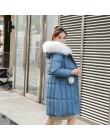 Talla grande 4XL 5XL grueso de piel grande Parkas largas de mujer chaqueta delgada de invierno abrigo con capucha nuevo algodón 
