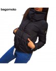 Bagomoto 2019 nuevo otoño invierno abrigo mujer moda mujer chaqueta mujer Parkas Casual chaquetas abrigo Parka