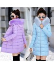 Chaquetas de invierno para mujer Abrigos 2019 nuevo de algodón con capucha Parkas femeninas abrigo de piel sintética cuello tall
