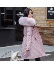 Parkas de invierno 2019 invierno-30 grados Parkas de mujer Abrigos con capucha cuello de piel gruesa sección caliente chaquetas 