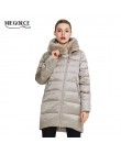 Miegfce 2019 colección de invierno para mujer abrigo de chaqueta abrigado de invierno a prueba de viento cuello de pie con capuc